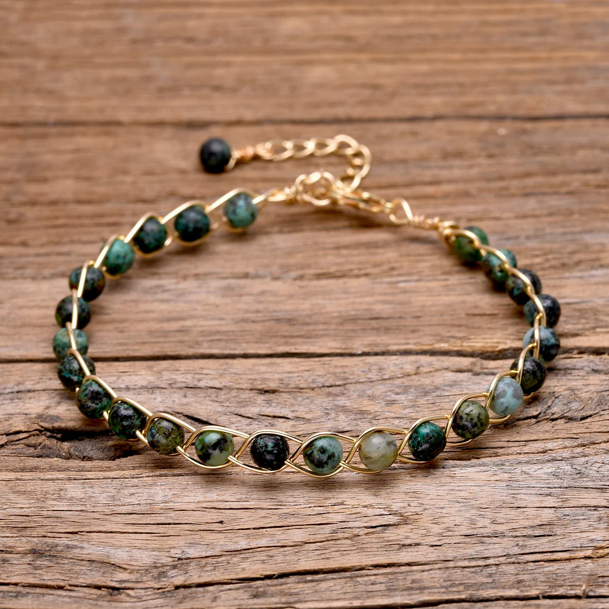 African turquoise healing bracelet for women