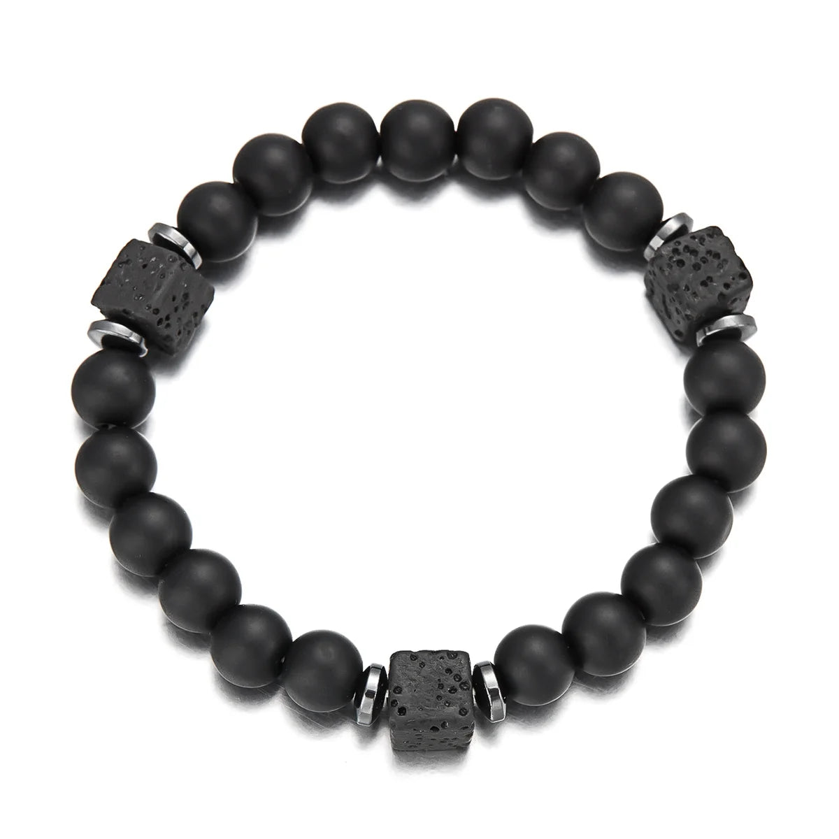 Calm stone bracelet with tranquil color scheme