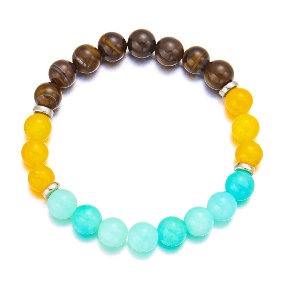 Crystal beaded bracelets for emotional balance