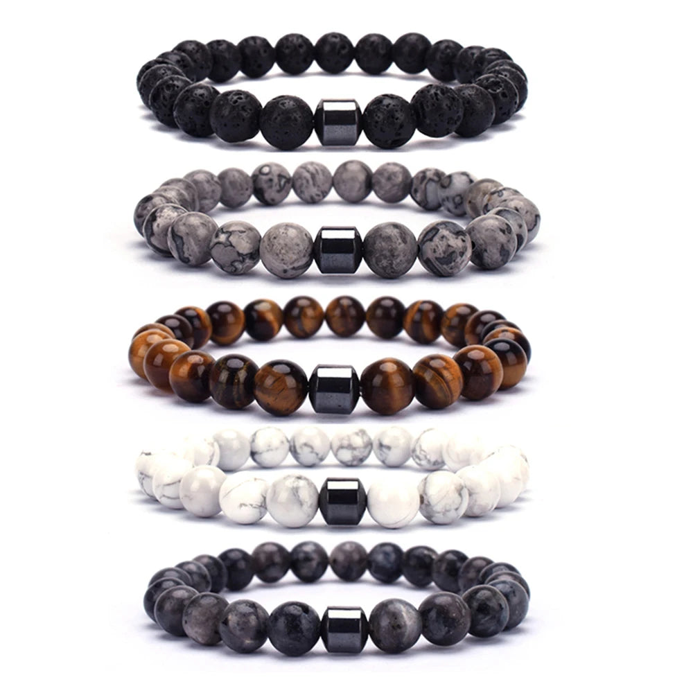 EternaStone Charm Bracelet with multicolor natural gemstones