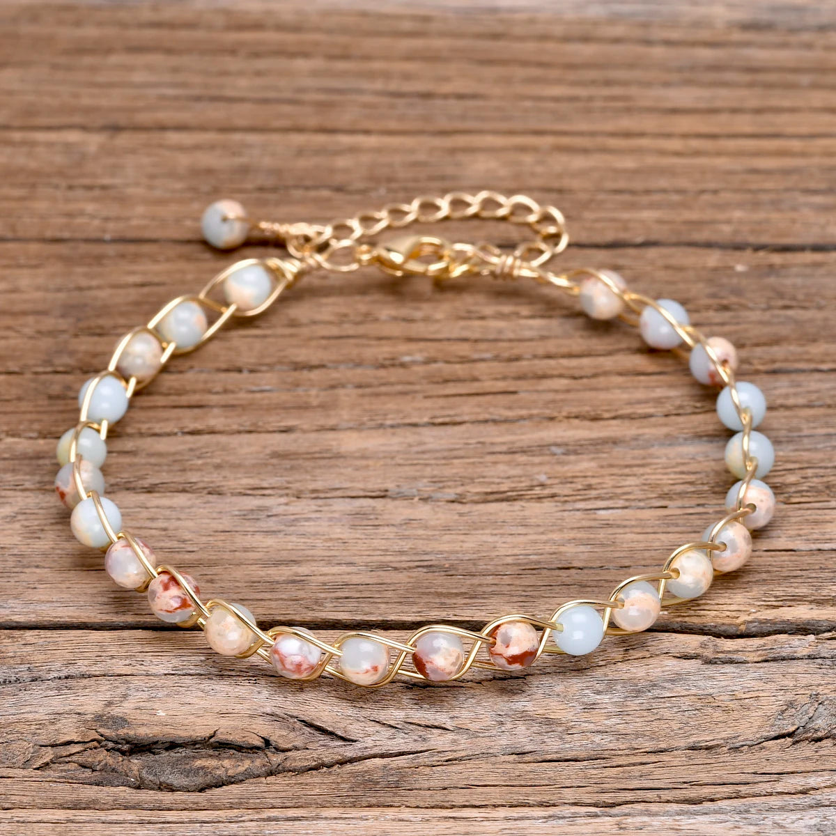 Fluorite bracelet for intuition and focus