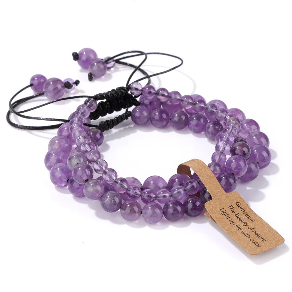 Handcrafted mindfulness bracelet with grounding properties