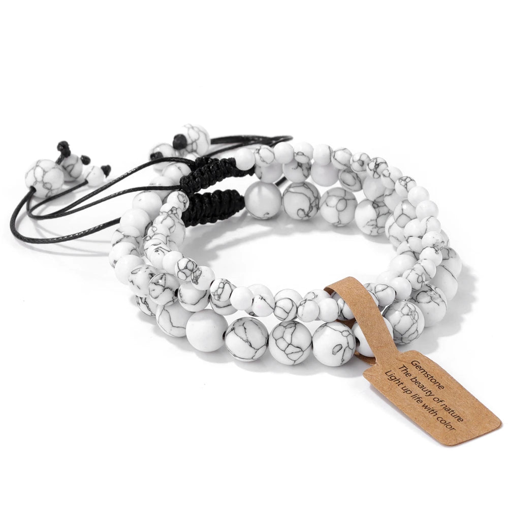 Handmade agate beaded bracelet for meditation
