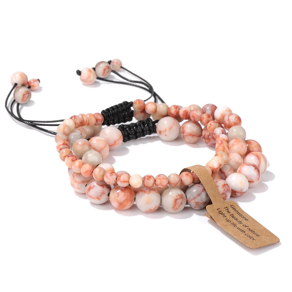 Healing stone bracelet for mindfulness and meditation