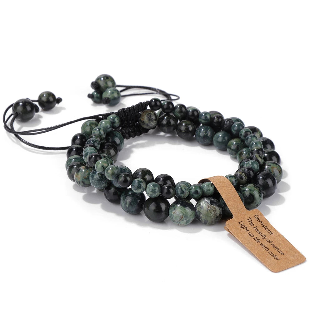 High-quality handmade bracelet with a spiritual lotus charm