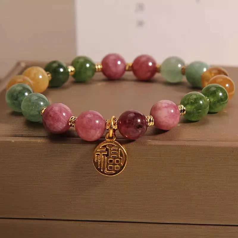 Jewelry gift bracelet with vintage charm for her