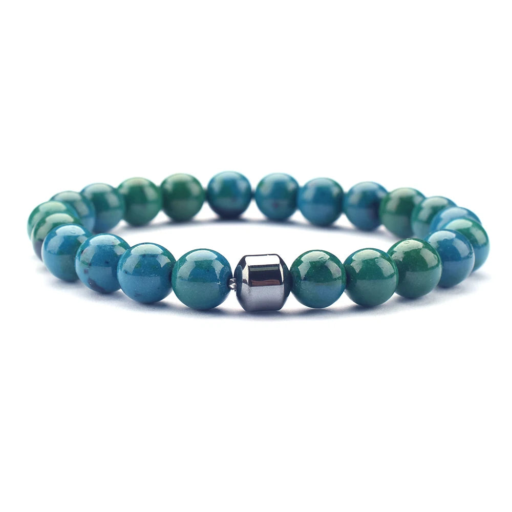 Meditation jewelry featuring Phoenix Stone and Howlite
