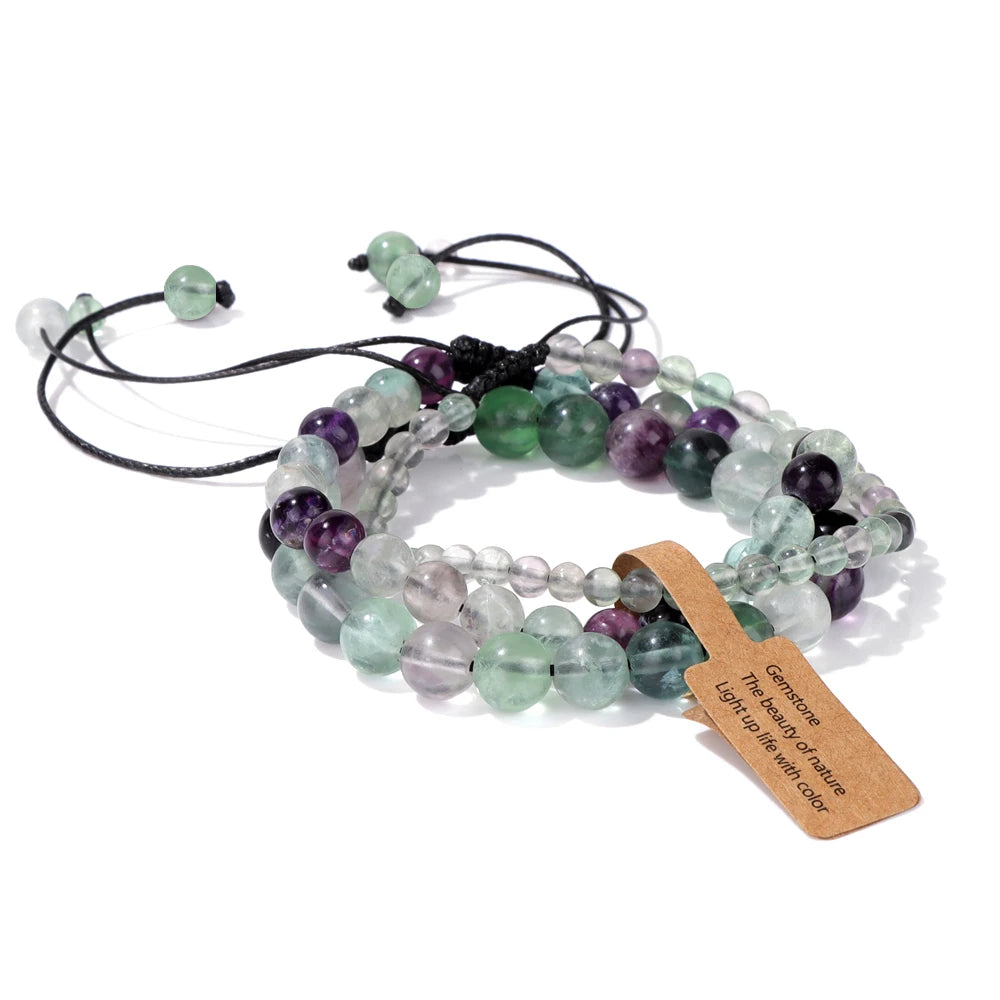 Spiritual healing bracelet with vibrant agate beads