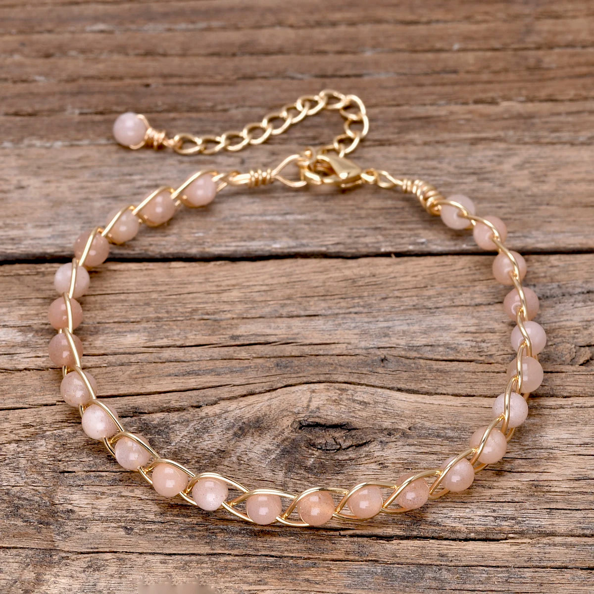 Sunstone bracelet for positivity and warmth
