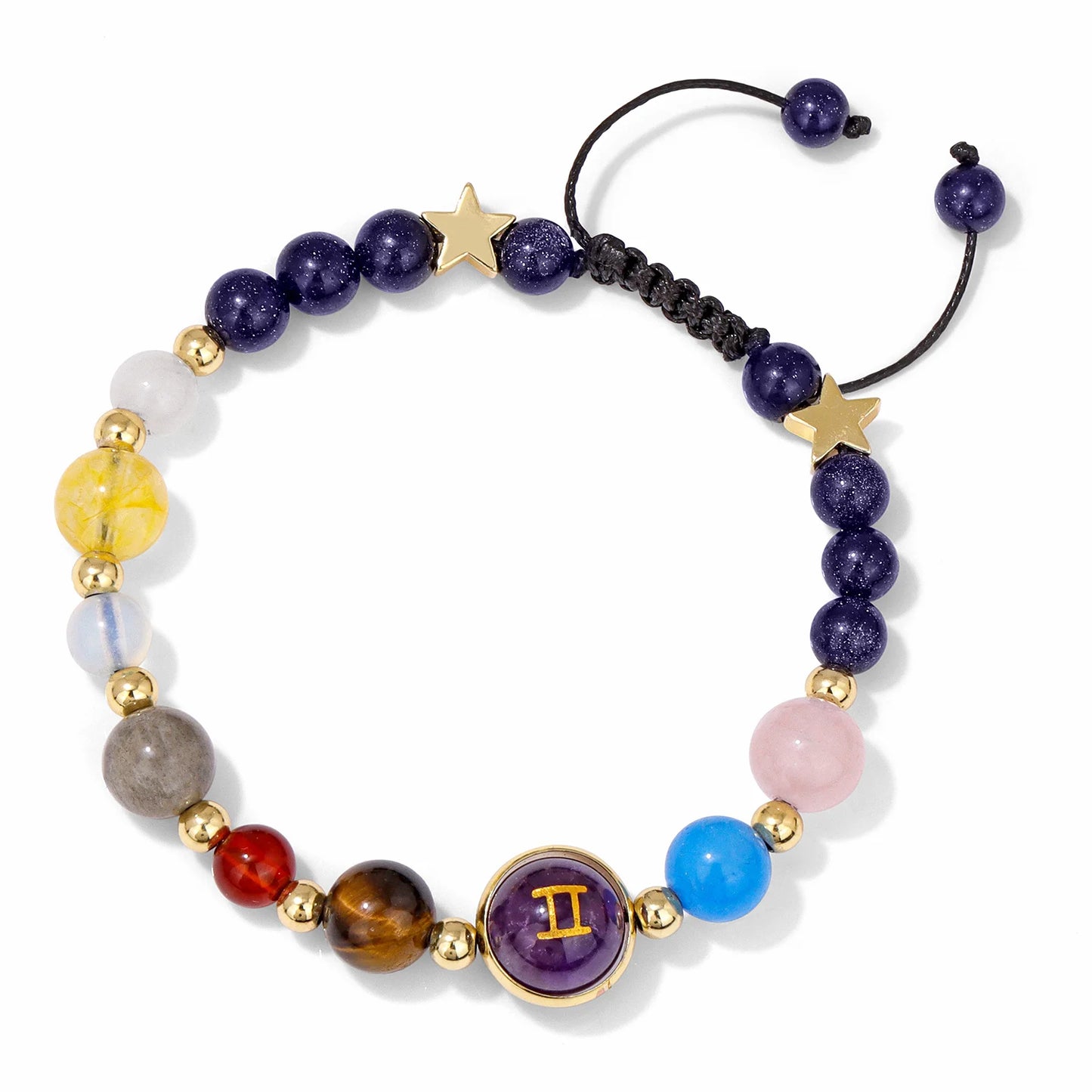 Unique unisex gemini zodiac sign bracelet for daily wear.