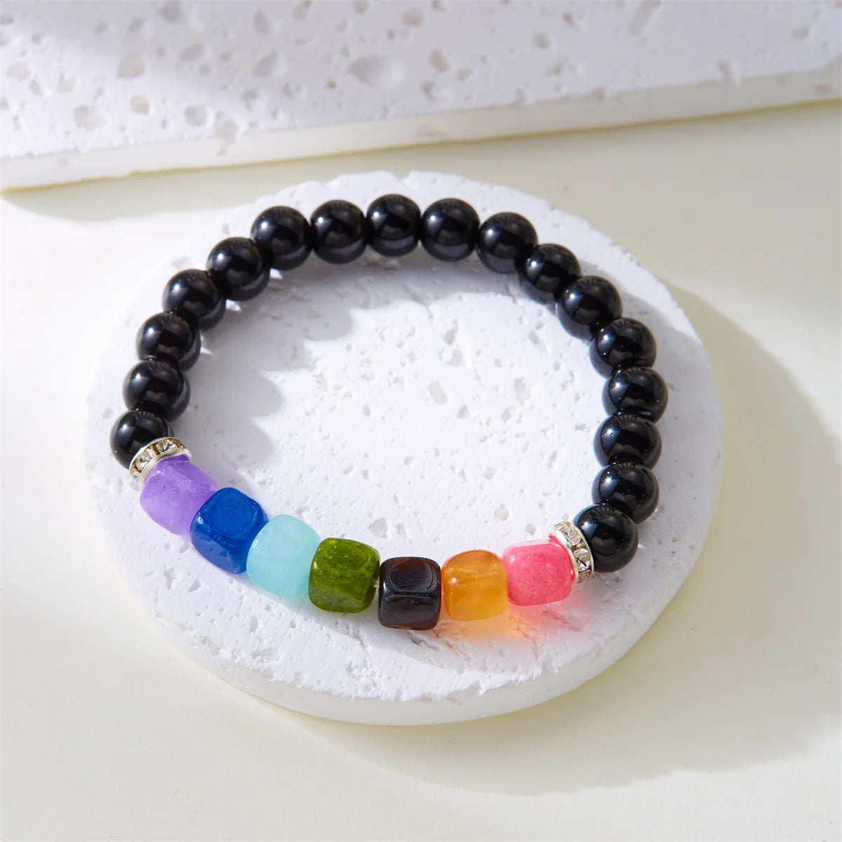 Unisex healing bracelets in mixed colors