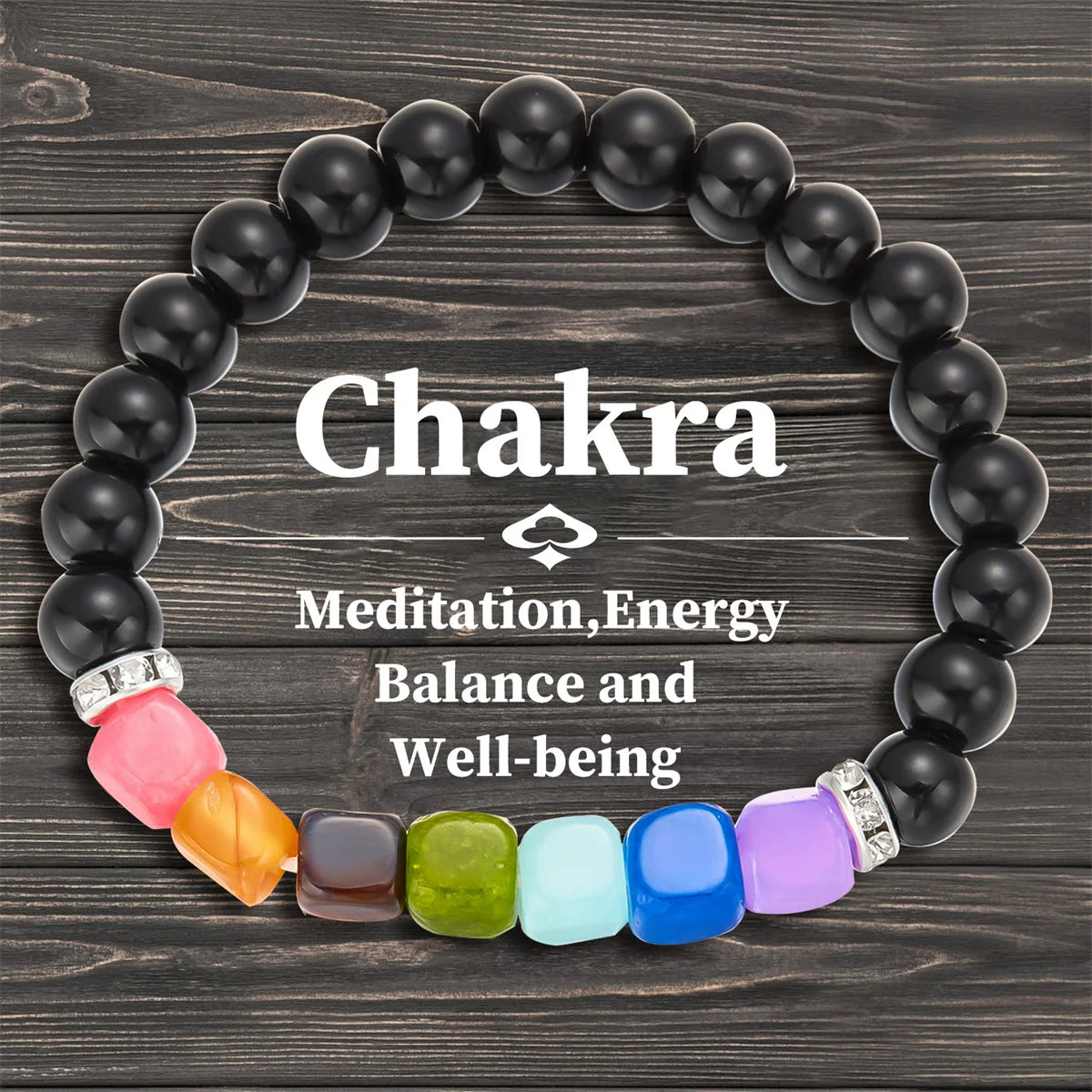 Vibrant success and wealth stone bracelet set