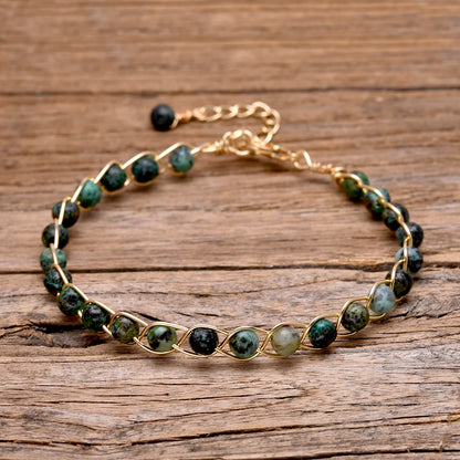 African turquoise healing bracelet for women