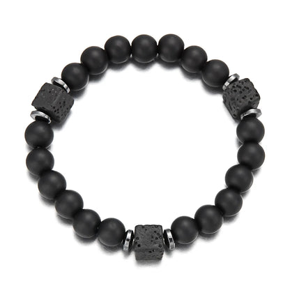 Calm stone bracelet with tranquil color scheme