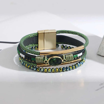 Charm bracelet featuring premium crystal accents
