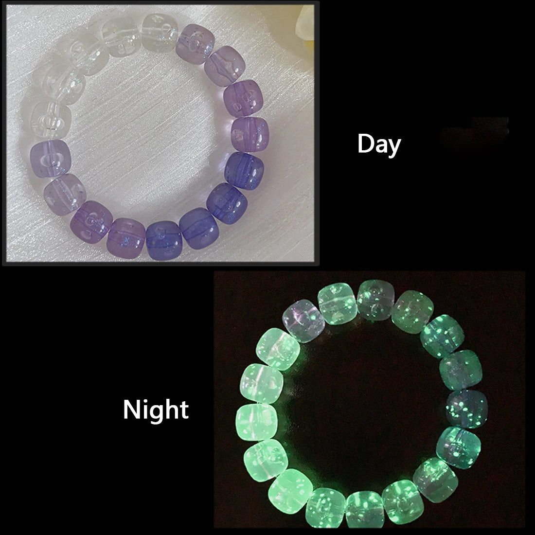 Elastic beaded bracelet for men and women