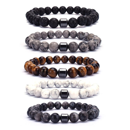 EternaStone Charm Bracelet with multicolor natural gemstones