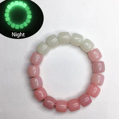 Halloween party look with luminous bracelet