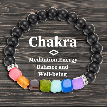 Vibrant success and wealth stone bracelet set